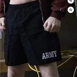 Retro Army military PT short trunks